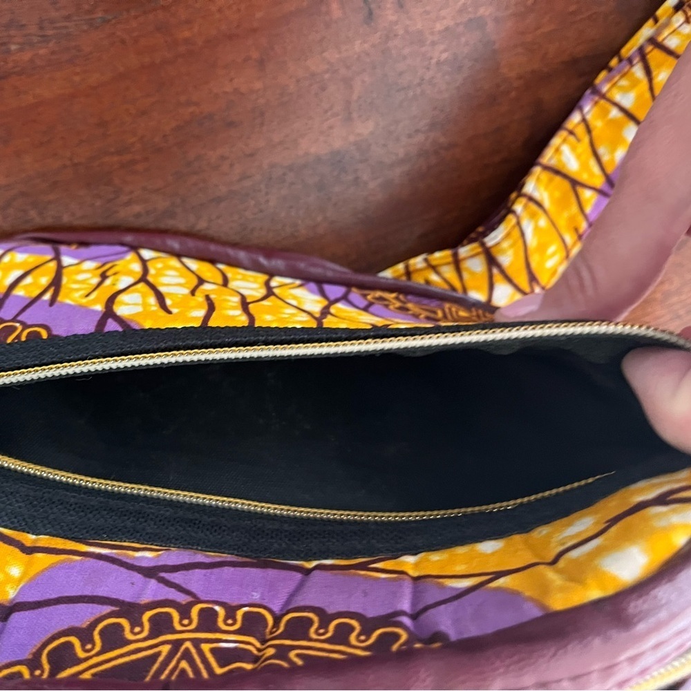 Kipling Fanny Pack Cross Body Multicolored Purple Yellow festival - Picture 5 of 5